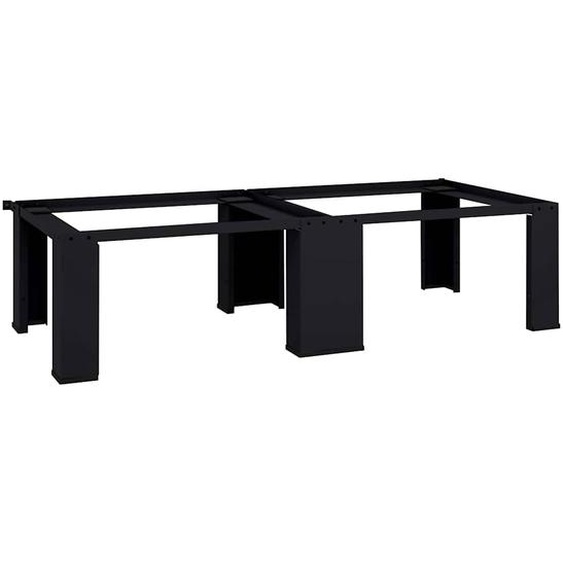 Socle pour Machine à Laver 2 pcs Noir 127 x 54,5 x 32,5 cm