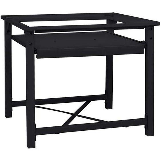 Socle pour Machine à Laver Noir 60 x 56 x 52 cm Acier