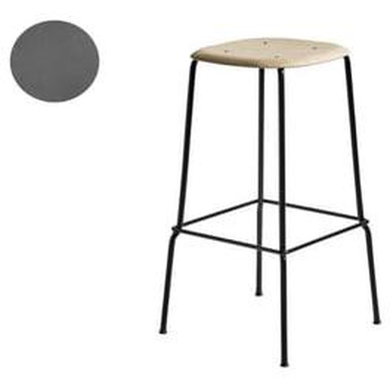 Soft Edge 80 Bar Stool - noir clair - noir - 65 cm