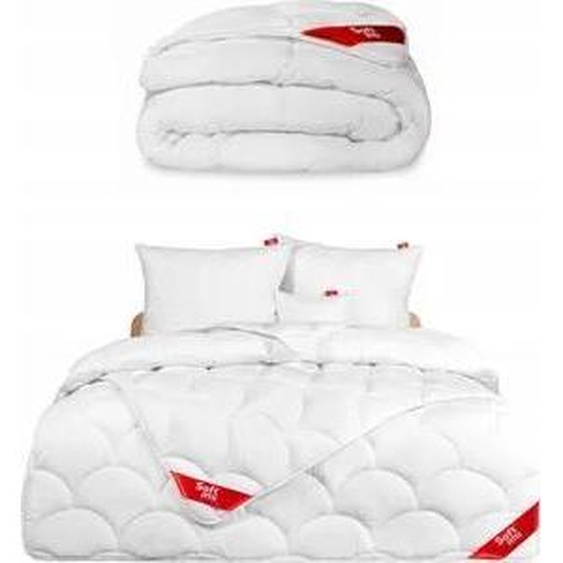 Softimi | Couette 100 x 135 cm - Antiallergique - Légère et chaude - Confort toute lannée - En microfibre