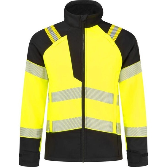 Softshell Multirisques Hv Pw3 - Taille L - Jaune/noir - Portwest