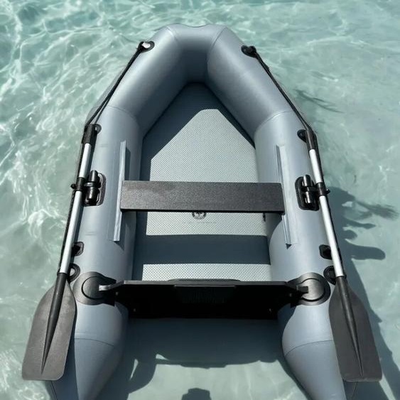 Solar Marine Solarmarine-Bateau en caoutchouc PVC pour pêche en mer, kayak de sports nautiques, bateau gonflable MC230-3, 0.7mm, 1 à 2 hypothèque, plancher en polymères dair