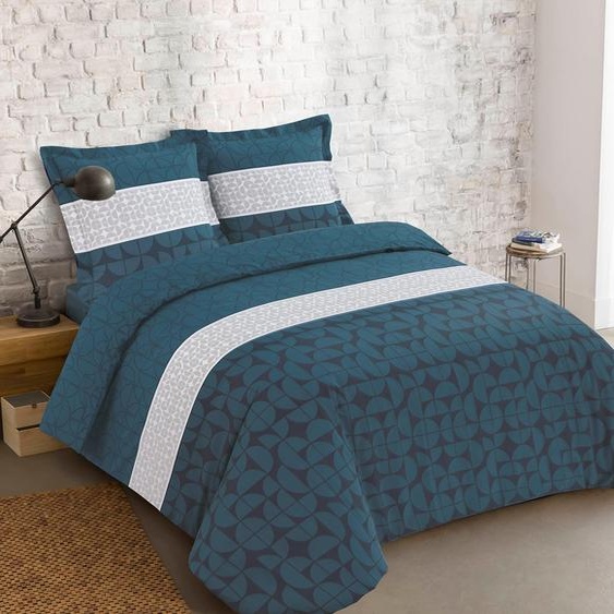 Solidchoice - Ensemble de couette de luxe, 260 x 240 cm, comprenant 2 taies doreiller de 65 x 65 cm
