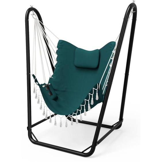 Solidchoice - Fauteuil suspendu avec structure, pour intérieur et extérieur