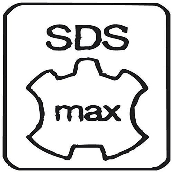 Solidchoice - Percuteur SDS-Max-4, dimensions : 16 x 400 x 540 mm