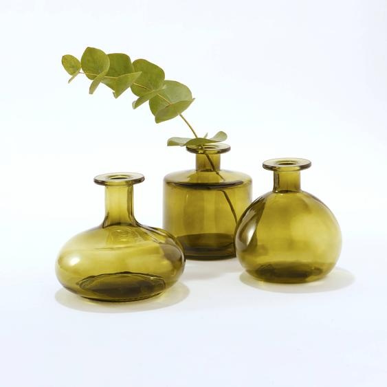 Soliflore En Verre - Lot De 3 -