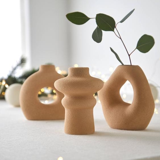 Soliflore Style Minéral Texturé - Lot De 3 -