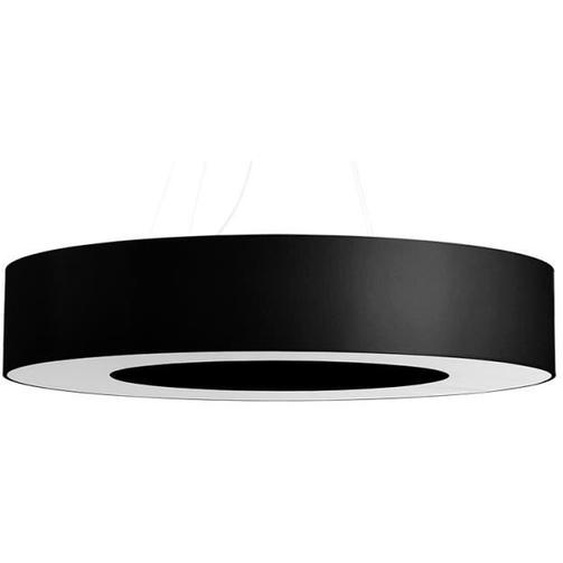 Sollux SATURNO Suspension Cylindrique Noir 90cm E27