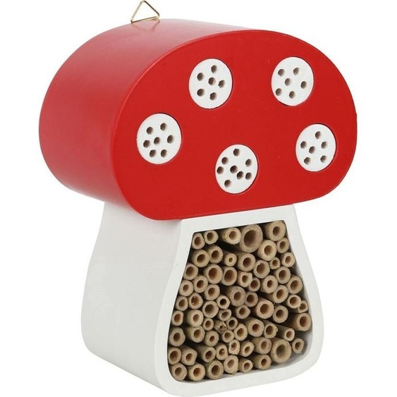 Something Different - Maison pour insectes SD4308 (Taille unique) (Rouge/Blanc)
