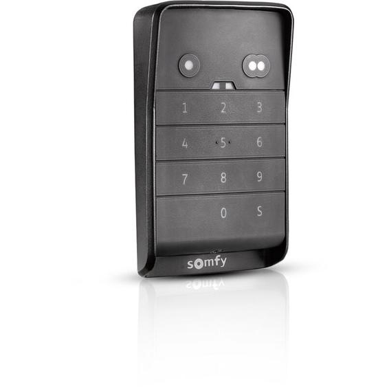 Somfy - 1870916 - Clavier à code 2 touches radio rts - Pour ouvrir un moteur rts de portail et/ou porte de garage avec un code - Sans fil - Etanche