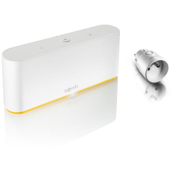 Somfy - 1870998 - Pack TaHoma switch + 1 prise connectée io - Commande intelligente compatible io, rts, Zigbee 3.0, Multiprotocole & Multimarque