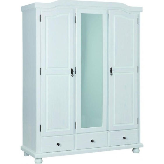 Somma - Armoire Multiusage 2 Portes, 150x200h cm Blanc, 4 Étagères