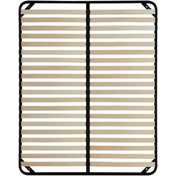 Dewinner - Sommier 2x20 Lattes - Lit avec Sommier à Lattes (160x200cm)