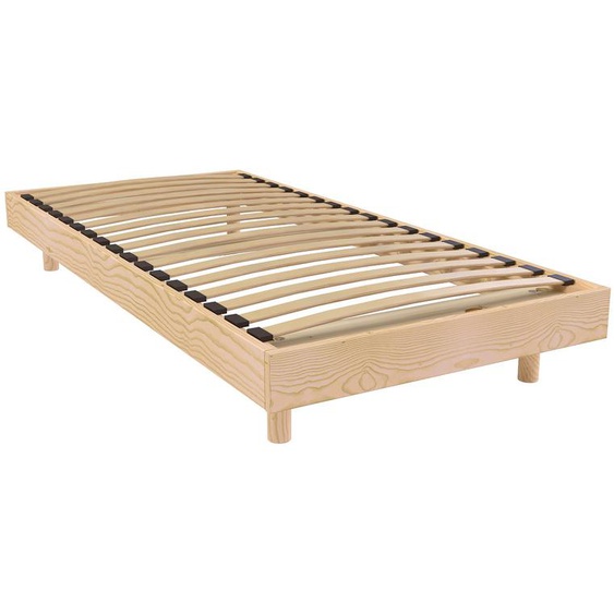 Sommier à lattes 1 place bois Kit France - 80x190