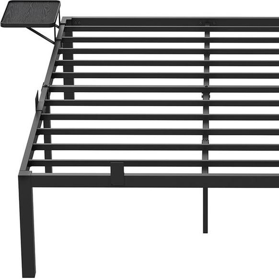 Sommier double en métal pour matelas 190 x 140 cm