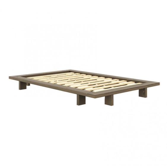 Sommier futon JAPAN BED pin Carob brown couchage 120 cm