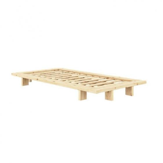 Sommier futon JAPAN BED pin naturel couchage 90 cm natural Bois Inside75