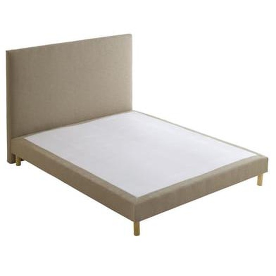 Ensemble RESPONSABLE, sommier durable et tête de lit naturelle