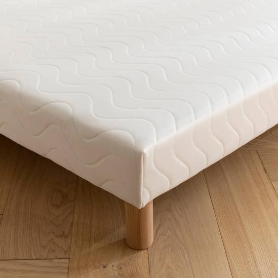 Sommier tapissier à lattes Conforlux® - Sommier 2pers : 140x190cm - Écru - Conforlux