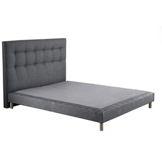 Sommier tapissier + tete de lit capitonnée Crépuscule