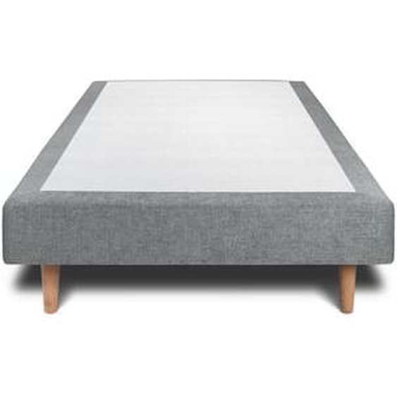 Sommier Tapissier Tissu Noir H29cm