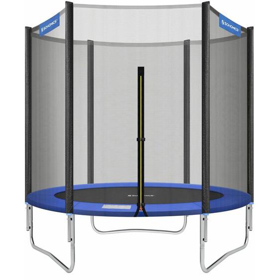 Trampoline extérieur, Diamètre 183 cm, tüv Rheinland gs Certifica, Équipement jardin - Noir et Bleu STR6FT