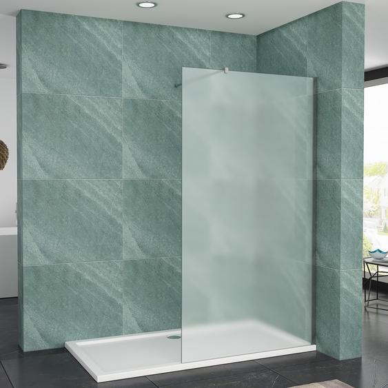 SONNI Douche à litalienne 120x200cm,Paroi de douche Cabine de douche 8mm en verre trempé de sécurité avec nano-revêtement, entièrement satiné, avec stabilisateur