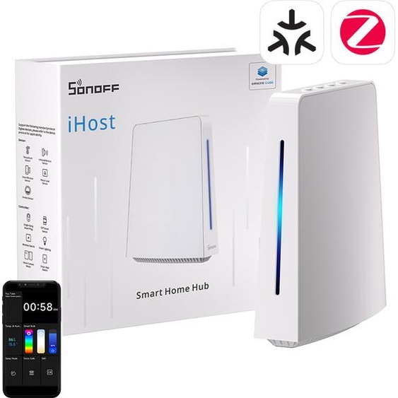 Sonoff Bramka iHost Hub WiFi, ZigBee, Bluetooth, Matter SONOFF AIBridge, 2GB, LAN