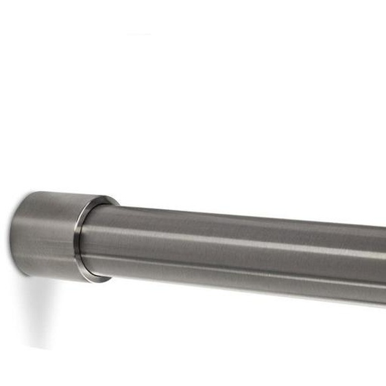 SOTECH 5 pièces Barre de penderie 2000 mm RONDE Ø 25 mm inox avec 10 pièces de support TUBE