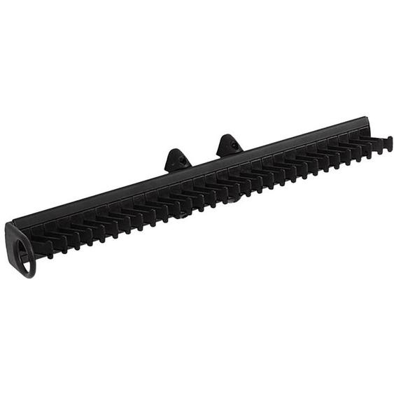 SOTECH Porte-cravates Porte-ceintures extensible noir, tirette à cravates utilisable à gauche et à droite, LxPxH=450x78x81 mm