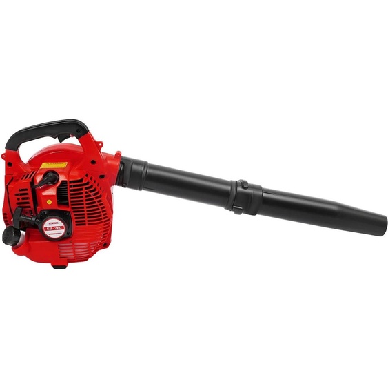 Souffleur à essence - Appareil portatif - Moteur 25,4 cm³ 2 temps - Débit dair 0,13 m³/s - Longueur du tuyau 63,5 cm - Poids 4,32 kg - Allumage électronique - Rouge