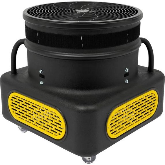 Souffleur-danseur gonflable, puissance 750W, design convivial, jaune clair