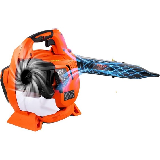 Souffleur de feuilles à essence VEVOR, 26 CC Souffleur de feuilles manuel à 2 temps avec réservoir de carburant, souffleur à essence 2 en 1, volume dair de 425 CFM, vitesse de 156 MPH, idéal pour lentretien du gazon, le nettoyage des feuilles et le