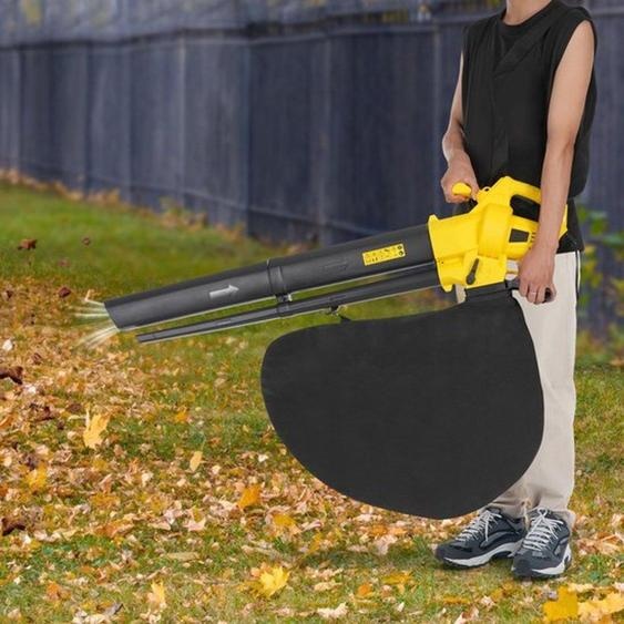 Souffleur de feuilles électrique en acier inoxydable – Haute efficacité pour le jardin et le balcon