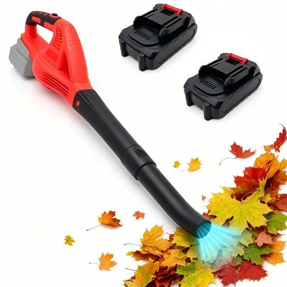Souffleur de feuilles sans fil - Modèle X5 - 200 W - Coffret standard - Inclut la batterie - Pour une utilisation en extérieur