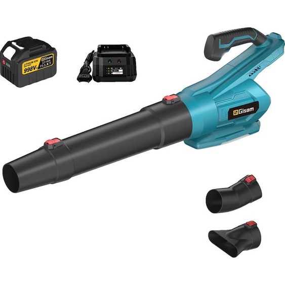 Souffleur de feuilles, sans fil, moteur puissant sans balais, 1 batterie