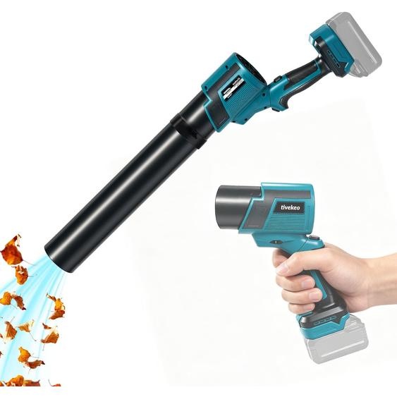 Souffleur de feuilles sans fil, sans balais, avec 6 vitesses, vitesse de lair de 550 km/h, compatible avec les batteries Makita 18 V