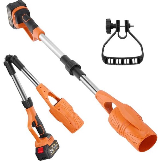 Souffleur de feuilles/souffleur dair sans fil - Moteur sans balais - 18-21 V - Avec batterie - Pour le jardin, la poussière et les saletés - Lot de 3