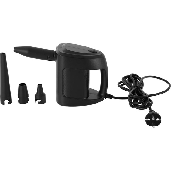 Souffleur de poussière électrique - Appareil manuel avec câble, souffleur de poussière à air comprimé - 220-240 V - Prise UE - 4 buses - Pour PC, électronique & ménage - Noir