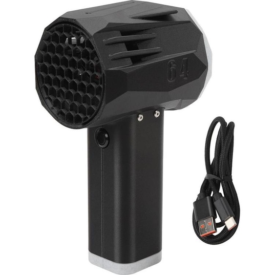 Souffleur électrique avec moteur sans balais de 64 mm et puissance de poussée de 1 400 g, adapté au séchage des voitures et au déneigement.