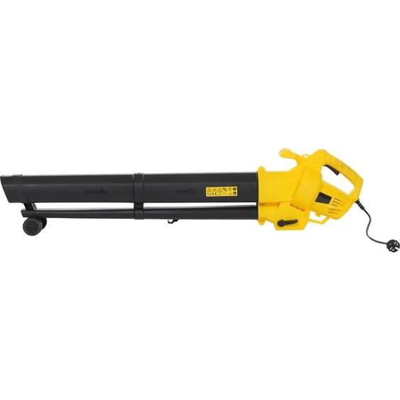 Souffleur et aspirateur de feuilles - Appareil électrique à main - Puissance 3000 W - Jusquà 270 km/h - Volume dair 13,2 m³/min - Sac de collecte 35 L - Prise UE - Or