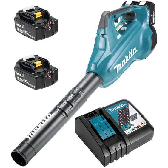 Makita - Souffleur DUB362RF2 - 2 x 18V Li-Ion 3 Ah - 2 Batteries - Chargeur rapide