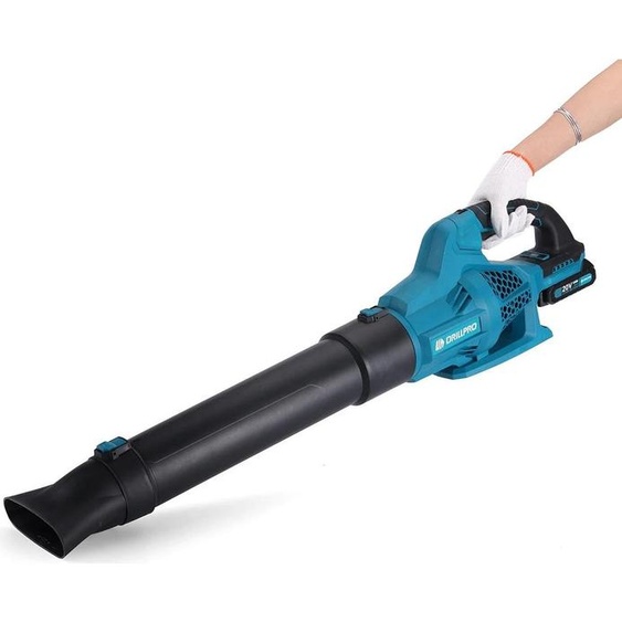 Souffleur sans fil - Sans brosse - 6 vitesses - 8000-17000 tr/min - 22-40 m/s - Sans fil - Léger & ergonomique - Sans batterie