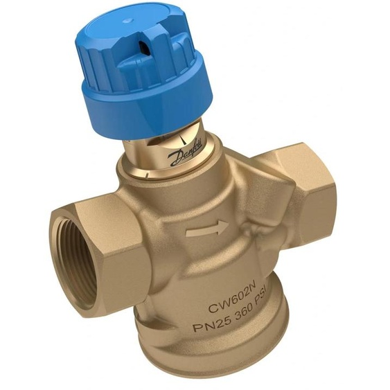Soupape de régulation Danfoss AB-QM 4.0, DN15 LF, débit de 20 à 200 l/h, raccordement Rp1/2, pression PN25, 1 pièce.