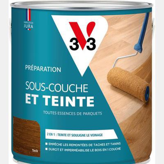 Sous-couche & Teinte parquet chêne clair 2,5 L