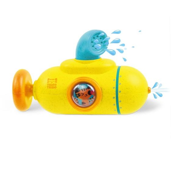 Sous Marin Pour Le Bain En Bioplastique Jaune