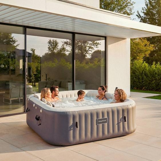 Spa gonflable connecté COMFY Gris 5 places - PVC Hespéride