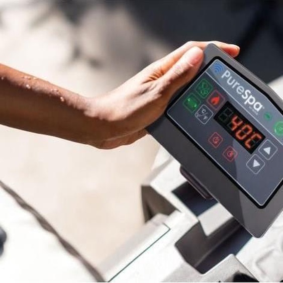 Spa Gonflable INTEX Baltik, 216 x 216 x 71 cm, 6 Places, Carré, PURE SPA, 28442NP