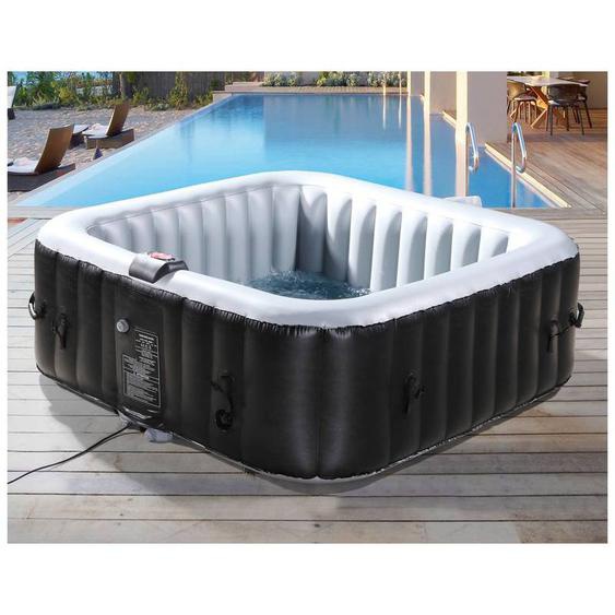 Spa Gonflable NICE en PVC - 6 places - Gris/Noir
