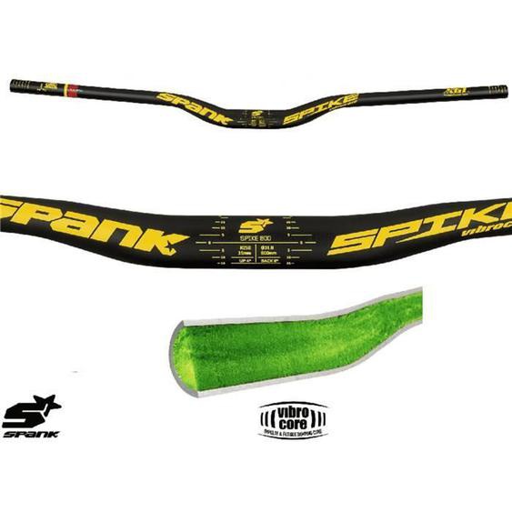 SPANK Cintre Spank SPIKE 800 Vibrocore, rise 30mm, Team edition Blanc